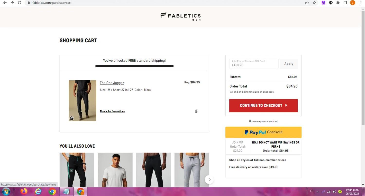 Fabletics apply coupon code